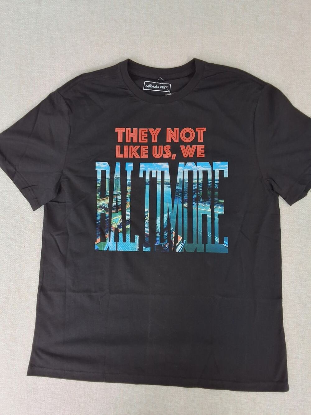 Mister T Baltimore Black Graphic Shirt Mens XL NWT Streetwear Tee